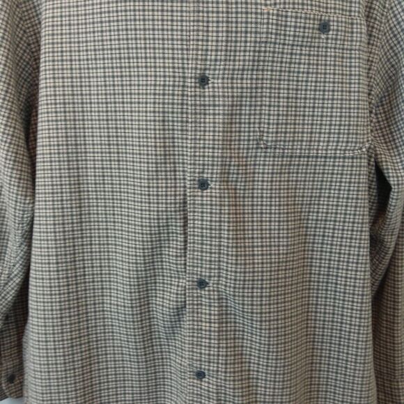 Timberland gray plaid long sleeve button front shirt - Picture 3 of 14